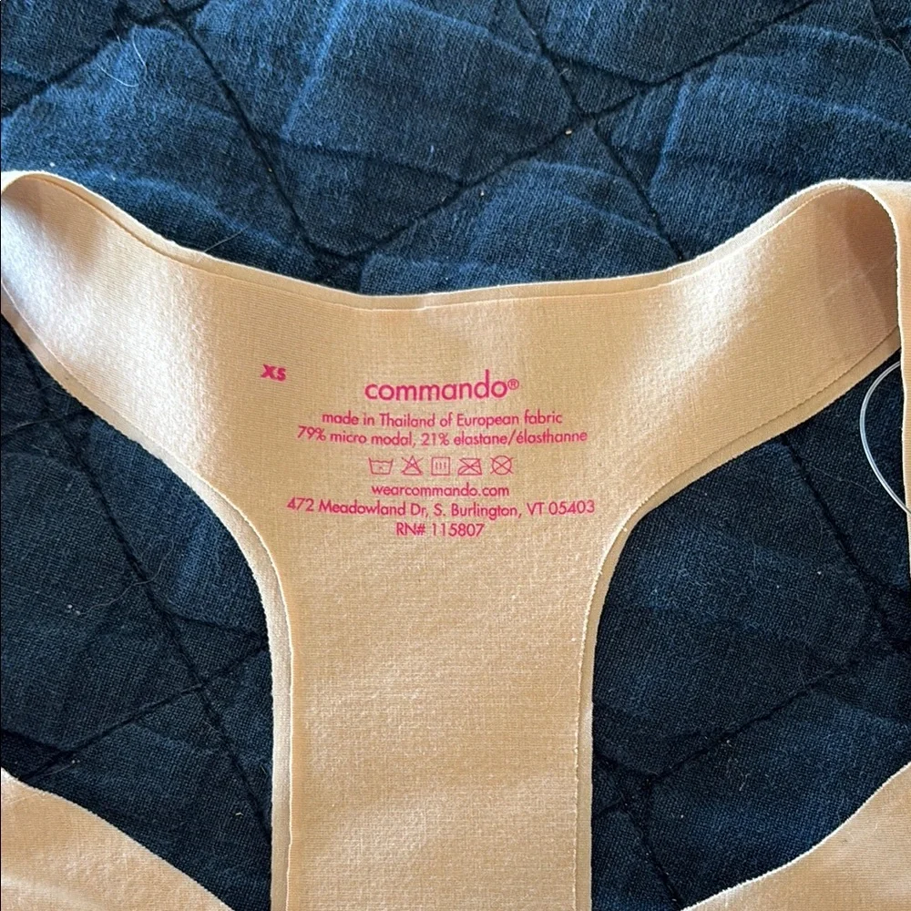 Commando Tan Racerback Bra - Picture 2 of 4